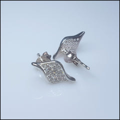 Petite Twist Sterling Silver Studs