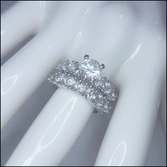Traditional Sterling Silver Ring Set