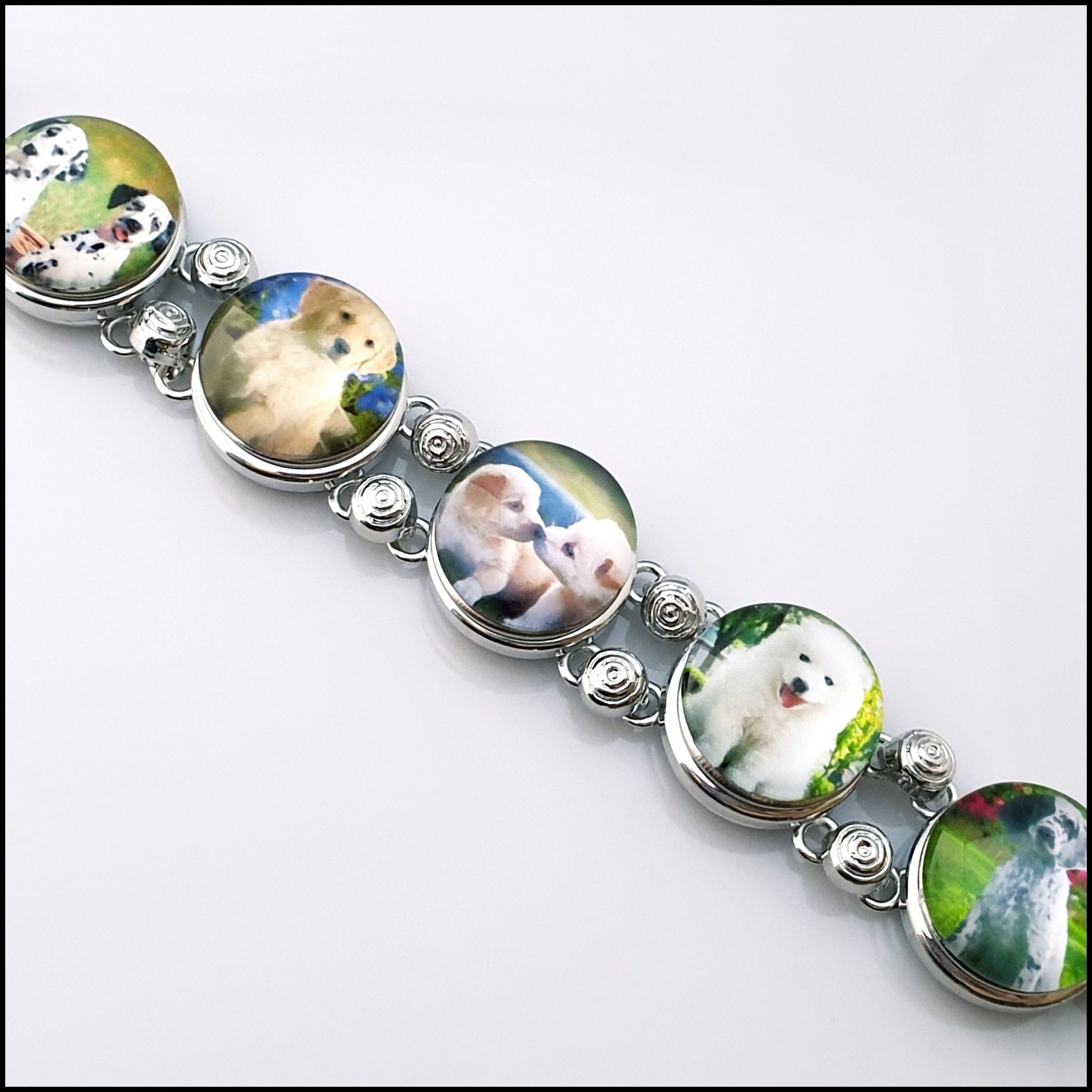 5 Snap Button Dog Bracelet Set 5 Snap Button Dog Bracelet Set