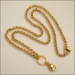 Gold Rolo Chain for Living Locket - Find Something Special