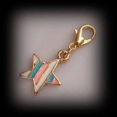 Striped Star Dangle Charm - Find Something Special