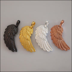 Large Angel Wing Pendant - Find Something Special - 1