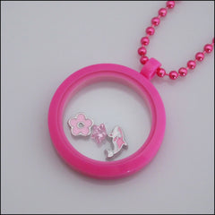 Acrylic Magnetic Living Locket - Pink - Find Something Special