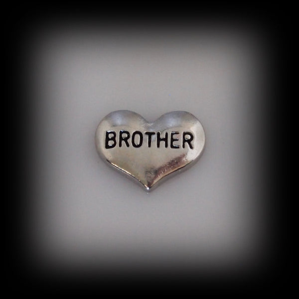 "Brother" Floating Charm
