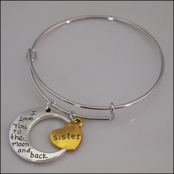Expandable Bangle - Sister to the Moon and Back