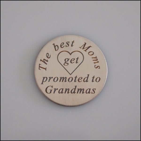 Locket Plate - Best Moms Promoted to Grandma
