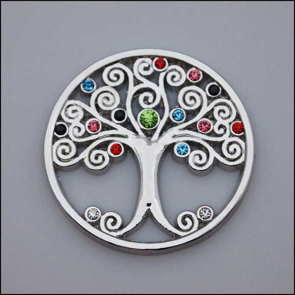 Coin for Coin Pendant - Tree of Life Silver