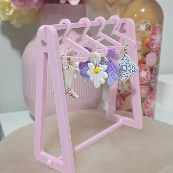 Earring Coat Hanger Display with 4 hangers