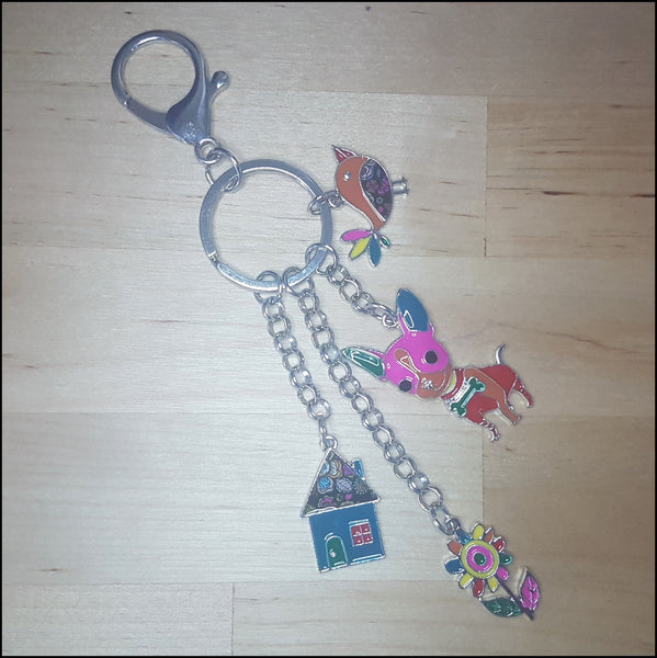 Bonsny Dog Keychain