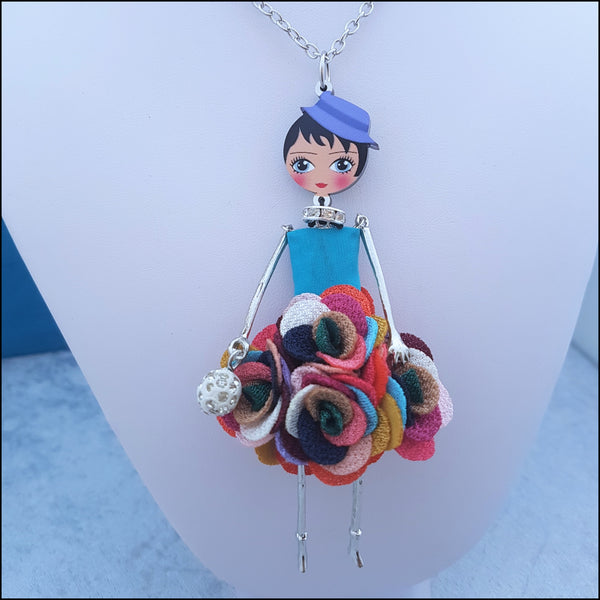 Bonsny Doll - Rainbow Flower Dress