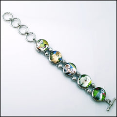 5 Snap Button Dog Bracelet Set