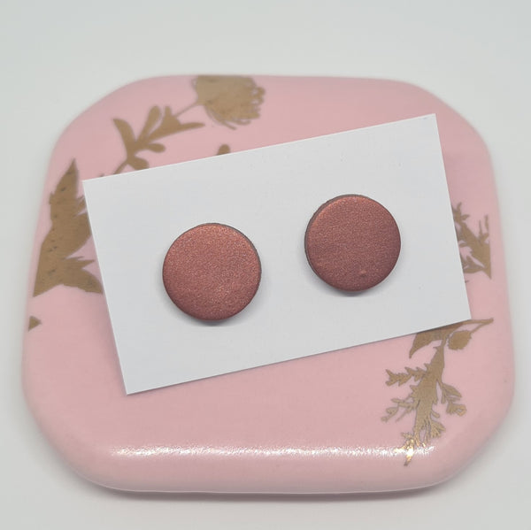 Polymer Clay Studs - Copper