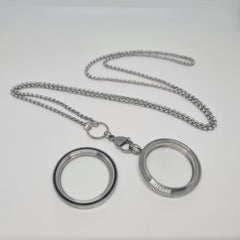 Silver Crystal Living Locket