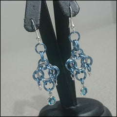 Handmade Earrings - Blue Romance - Find Something Special