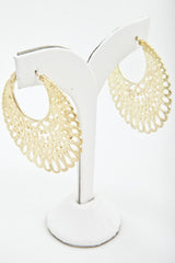 Gold Cut-Out Hoops - Find Something Special