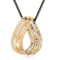Multicolour Austrian Crystal Pendant - Find Something Special