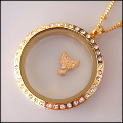 Gold Angel Floating Charm - Find Something Special - 2