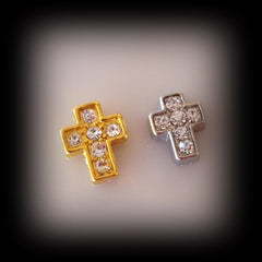Crystal Cross Floating Charm - Find Something Special