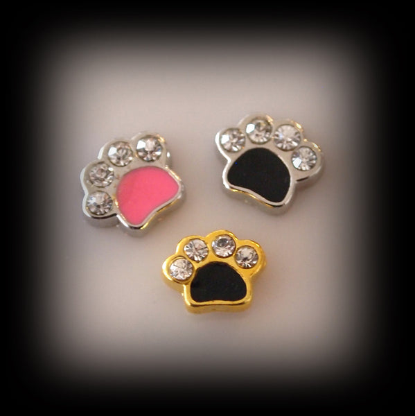 Paw Print Floating Charm