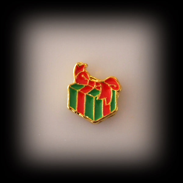 Christmas Present Floating Charm