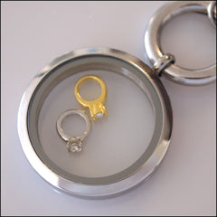 Diamond Ring Floating Charm - Find Something Special