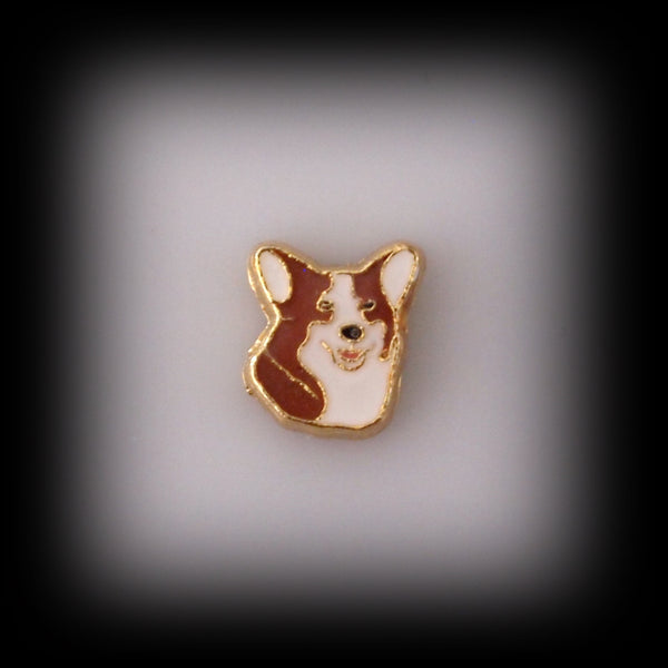 Corgi Floating Charm