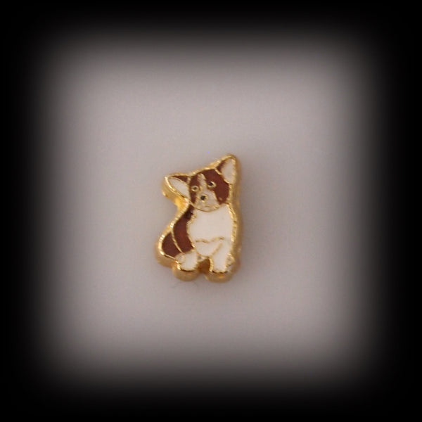 Corgi Puppy Floating Charm