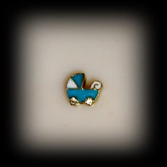 Blue Pram Floating Charm - Find Something Special