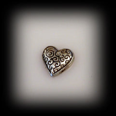 Scroll Heart Floating Charm - Find Something Special - 1