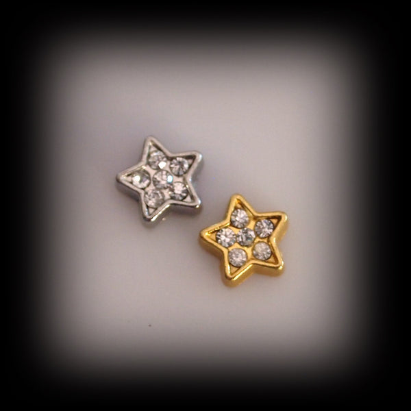 Crystal Star Floating Charm