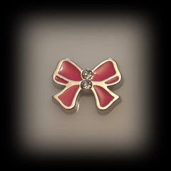 Pink Bow Floating Charm - Find Something Special
