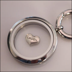 Laugh Heart Floating Charm - Find Something Special - 2