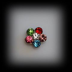 Multicolour Flower Floating Charm - Find Something Special