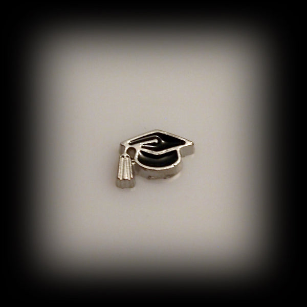 Graduation Cap Floating Charm