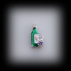 Wine Bottle Floating Charm - Find Something Special - 1