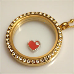 Red Heart Floating Charm - Find Something Special