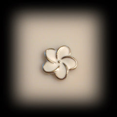 White Flower Floating Charm - Find Something Special