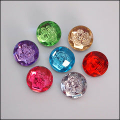 Resin Flower Snap Button - Find Something Special