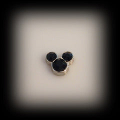 Black Mickey Floating Charm - Find Something Special
