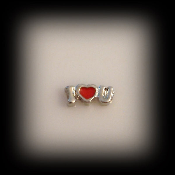 I "Heart" U Floating Charm