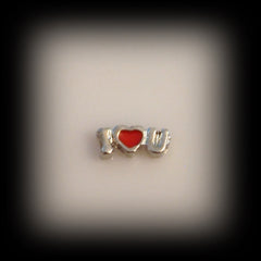 I "Heart" U Floating Charm - Find Something Special