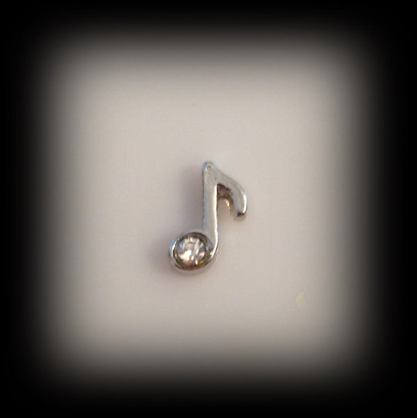 Music Note Floating Charm