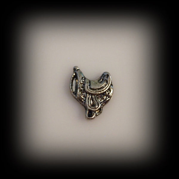 Western Saddle Floating Charm