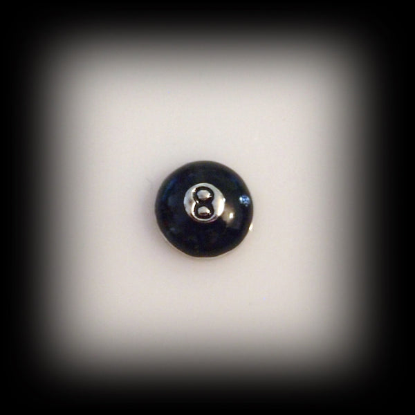Lucky 8 Ball Floating Charm
