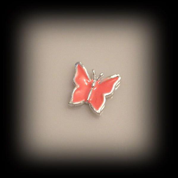 Light Pink Butterfly Floating Charm