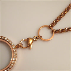 Rose Gold Rolo Chain for Living Locket - Find Something Special - 3