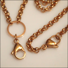 Rose Gold Rolo Chain for Living Locket - Find Something Special - 2