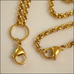 Gold Rolo Chain for Living Locket - Find Something Special