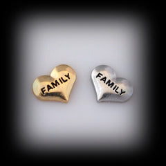 "Family" Heart Floating Charm - Find Something Special