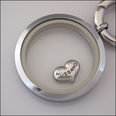 "Husband" Floating Charm - Find Something Special
